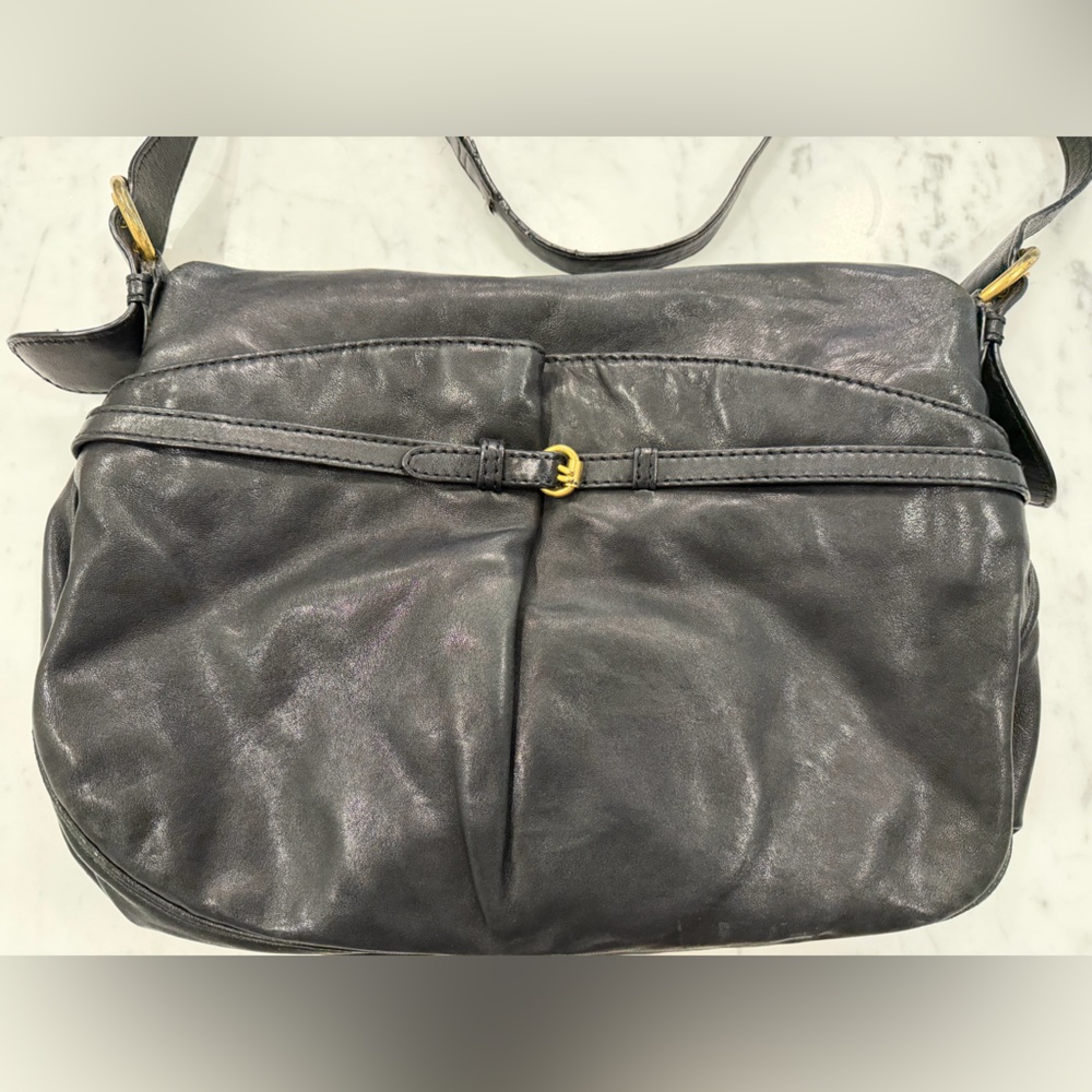Black Marc by Marc Jacob’s Petal to the Metal  Bag with Gold Accents - Picture 2 of 6